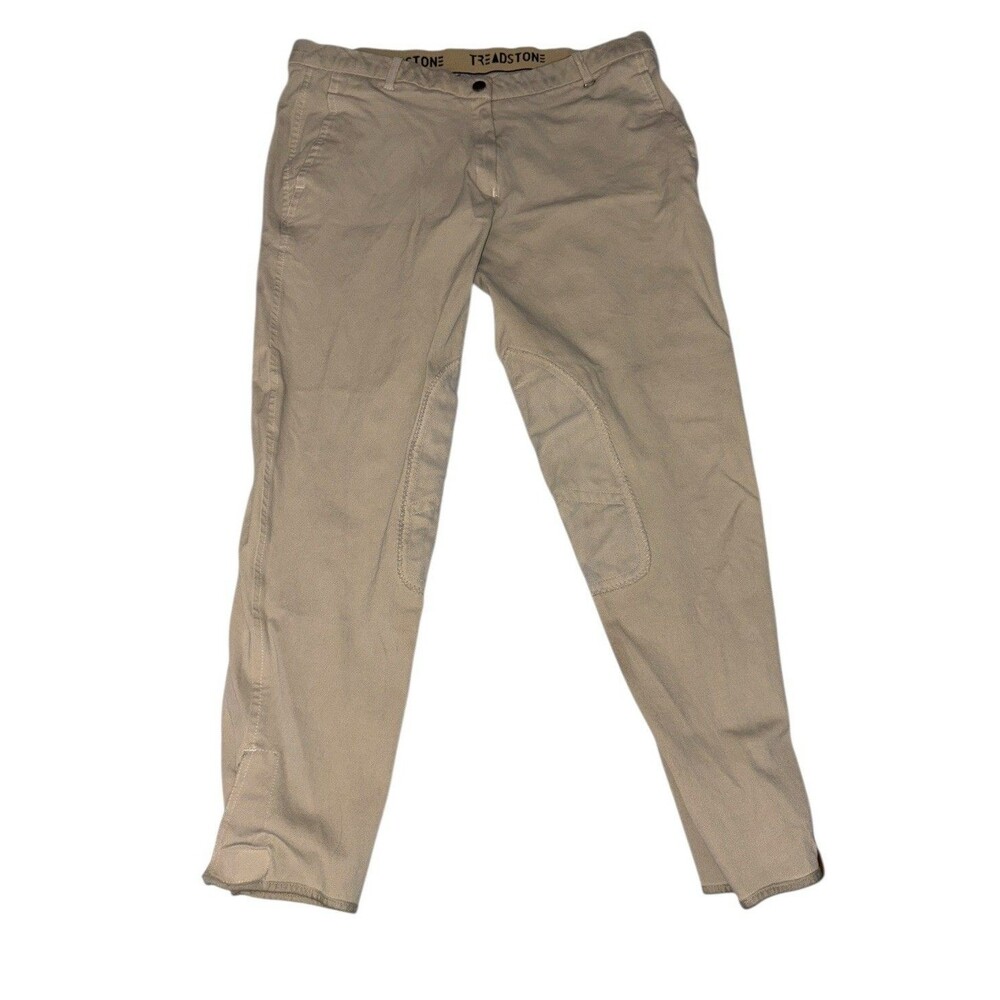 Treadstone Breeches Women's Size 33 Beige Full Seat Riding Pants Equestrian